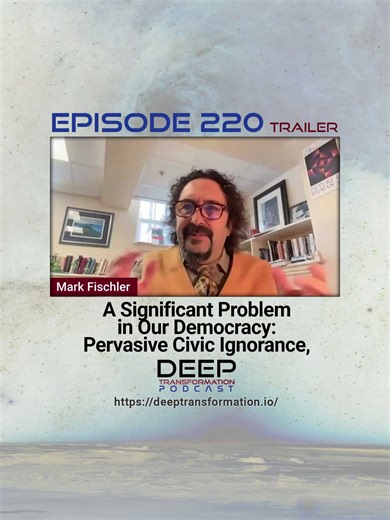 If civic ignorance threatens democracy… what’s the solution? Share your thoughts in the comments. #MarkFischler #Democracy #CivicEngagement #RuleOfLaw #Ethics #PoliticalAwareness #ConsciousLeadership #DeepTransformation #Podcast #DeepTransformationPodcast