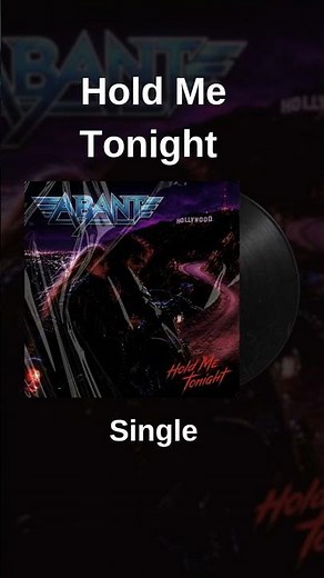 ABANT — Hold Me Tonight (Official Audio) | 80s Glam Metal Power Ballad #hardrock #hairmetal