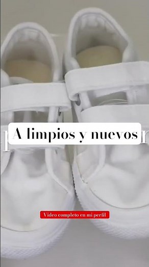 TRANFORMACION de viejos a nuevos 👟 Como lavar tenis blancos de tela #tenis #limpeza #cleaning #tips