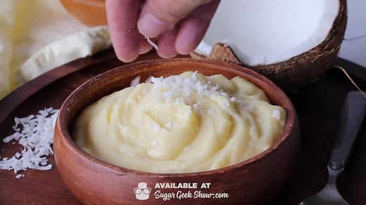 18K views · 257 reactions | Creamy, coconut custard is a snap to make! All you need is coconut milk, milk, sugar, eggs, cornstarch and extract! ⁠ ⁠ This coconut custard is thick enough to use as a cake filling or for cream pies! So good!⁠ ⁠ Get the recipe on www.sugargeekshow.com | Sugar Geek Show | Facebook
