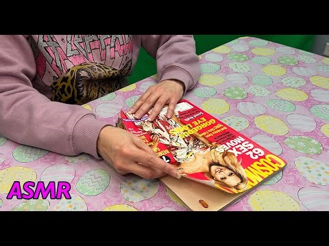 ASMR * Classic Cosmo Magazine Flip Through * No Talking * Paper Sounds * One Hour Page Turn