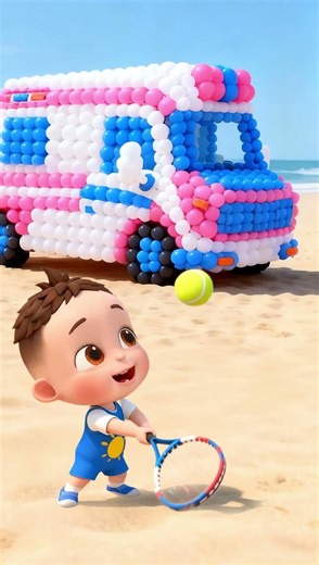 Tap, Tap the Balloon 🎈 #shorts #LiaChaCha