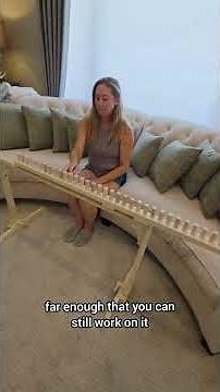 Pivot and Slide Loom Table