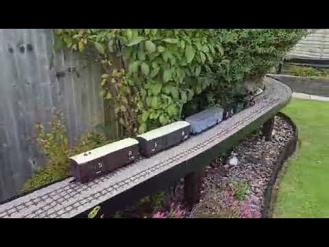 Roundhouse Fowler running on the new 32mm gauge railway