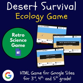 Desert Ecosystem Game | Food Chain Activity | Ecology for Google Sites