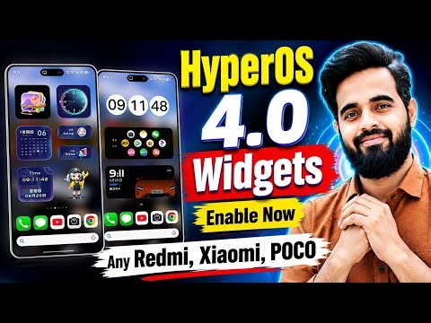 Enable HyperOS 4.0 Premium Live Widgets on Redmi, Xiaomi & POCO | Full Setup Tutorial, Ai Widgets