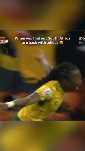 13K views · 159 reactions | “Bafana Bafana”  Back with adidas for the first time since 2010 欄 Back at the World Cup for the first time since 2010 | Classic Football Shirts | Facebook