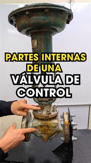 🔧 Así es por dentro una válvula de control industrial. Bonete, vástago, obturador, jaula y empaques trabajando juntos para regular el flujo. Si trabajas en instrumentación o mantenimiento, esto lo tienes que dominar. 👉 Aprende con equipos reales en #CADISAC #IsaacHernandezInstructor #instrumentacionindustrial #mantenimientoindustrial #ValvulasDeControl #controlvalve | Curso Instrumentación Industrial