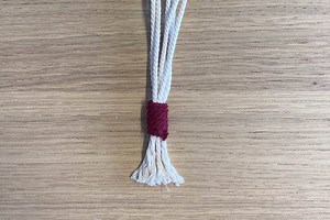 Makramee Knotenkunde - Der Wickelknoten