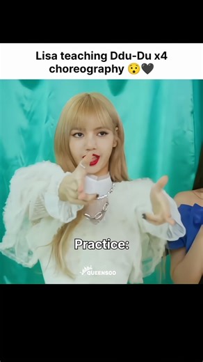 Lisa showing tutorial for DDU-DU DDU-DU dance 🩰🖤✨ #blackpink #shorts