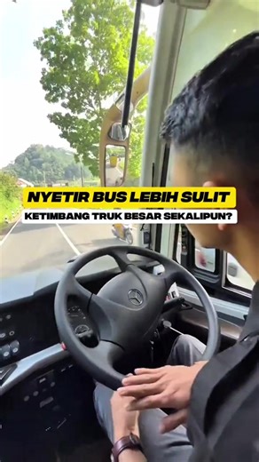 Mengapa Mengemudikan Bus Lebih Sulit Dari Truk Besar?