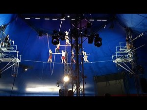 New video of 8-person pyramid collapse at Circus Sarasota