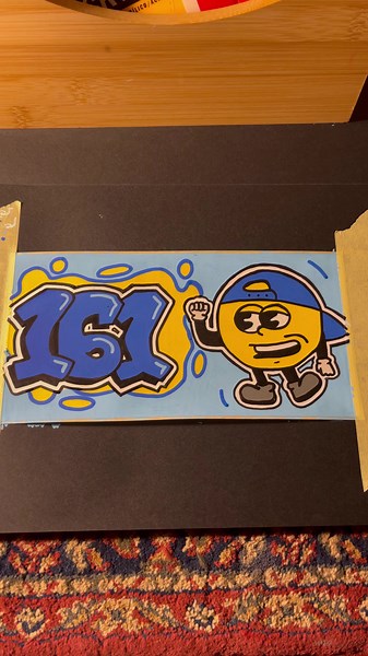 Creating Eye-Catching Graffiti Stickers with Molotow Markers