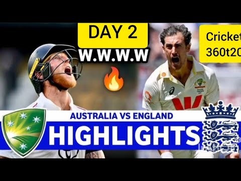 🔥Australia vs England 4TH Test Match Highlights! 😍#crickethighlights #viralvideo #ausvseng