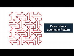 Draw Islamic motif sample 18