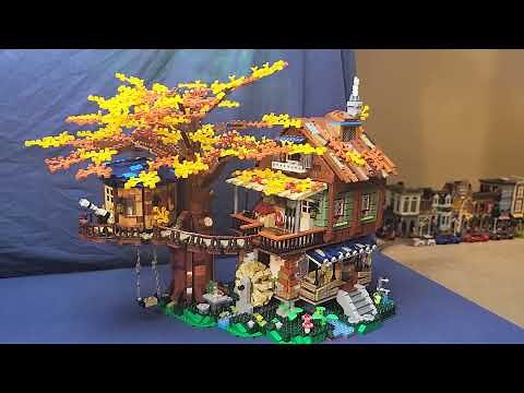 Loz Bricks Fall Treehouse Cottage Review