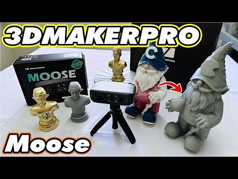 3DMakerPro MOOSE 3D Scanner (BRAND NEW!) - SETUP, TESTING & HONEST REVIEW