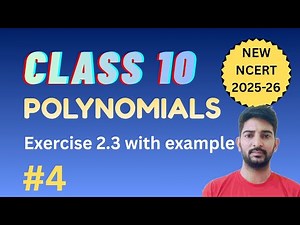 How to solve Polynomial Division | Class 10 Maths Exercise 2.3 | Important Exam Questions