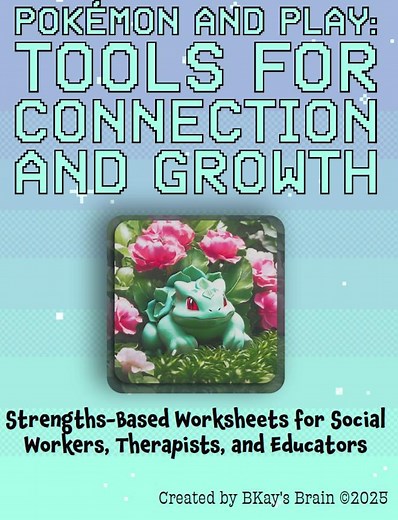 Pokémon-inspired Therapy Worksheets | Strengths-based SEL Activities | Counseling, Social Work, Education - Etsy