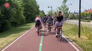 16K views · 700 reactions | Around two-thirds of all Dutch children walk or cycle to school, preventing an estimated one million car trips across the country each morning. That’s less strain on their streets, their wallets, and their lives; simply by enabling safe and active travel. Video by BicycleDutch. | Dutch Cycling Embassy | Facebook