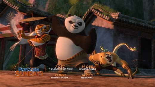 🎬 Get ready for an animated Popcorn Sundays on HITS MOVIES! Bring the whole family together and dive into a month of amazing animation adventures featuring heart, humour and heroic journeys: 🐭 The Secret Of NIMH – Follow the brave Mrs. Brisby as she unlocks a world of mystery and magic. 🐼 Kung Fu Panda – Featuring voices of Jack Black, Angelina Jolie, Dustin Hoffman, and Ian McShane, this martial-arts comedy classic kicks off the fun! 🐼 Kung Fu Panda 2 – Po returns with even bigger action an