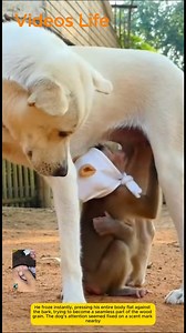 Baby monkey sneaking for warm milk | Videos Life