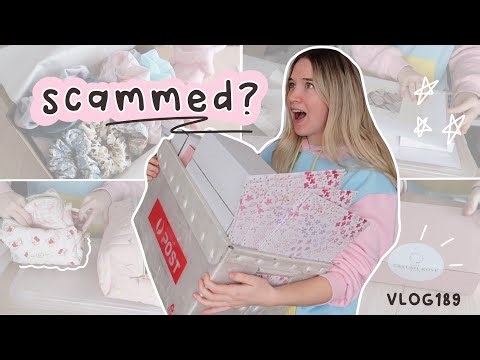 was i scammed?! package shopify orders with me while i show you + explain my process, studio VLOG189