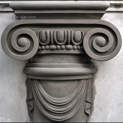 1.9M views · 22K reactions | How to make a simple round column head Song: Spring Is Here Artist: Alex Blue | Do Van Vinh | Facebook