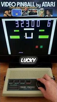 ATARI 1977 Video Pinball | Playing "PADDLE PINBALL 2"