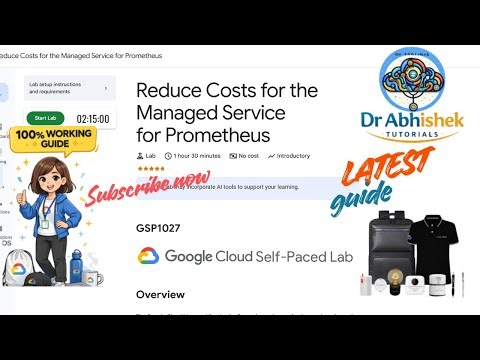 Reduce Costs for the Managed Service for Prometheus | JAN 2026 | #GSP1027 #qwiklabsarcade2026