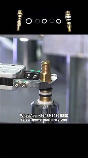 Automated Assembly Machine for Cylinder Valve - Stem & O-ring Integration