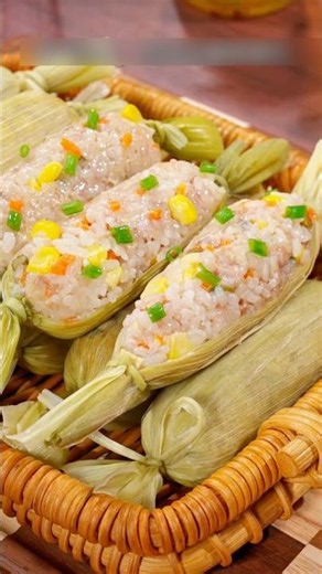 Authentic Chinese Sticky Rice with Juicy Minced Meat Recipe 😍 #shorts #shortsfeed #homemade