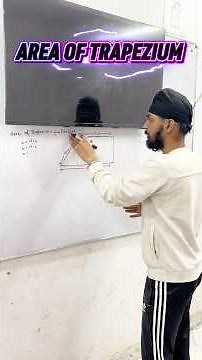 How to Find Height in Trapezium | Amazing Trick | Class 9th & 10th | CBSE BOARD