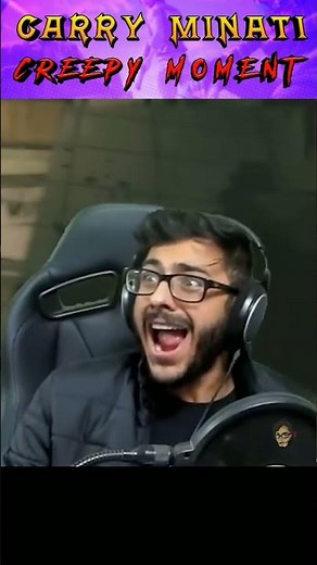 TOP 3 Best Horror Moment 😨 Of Carry Minati || #shorts #carryminati