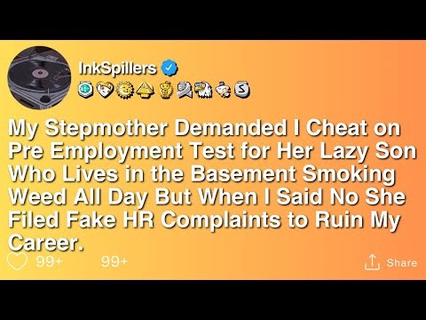 My Stepmother Demanded I Cheat on Pre Employment Test for Her Lazy Son Who Lives in the Basement...
