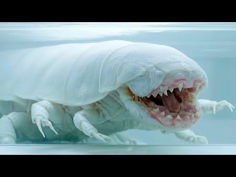 無人廃墟のAI研究所｜覚醒する巨大バイオメカ生物【AI映像】