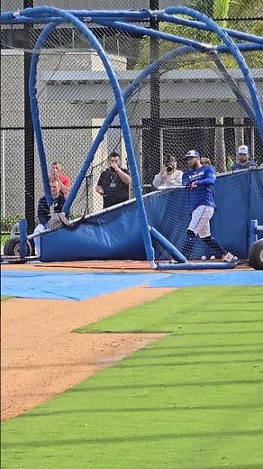 George SPRINGER Toronto Blue Jays Outfielder Batting Practice Spring Training 2025 #bluejays