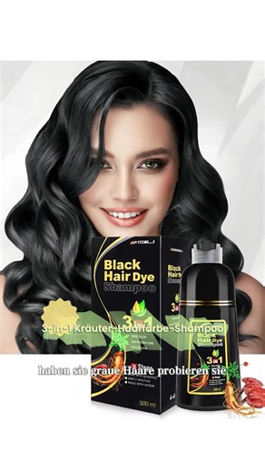 3 in 1 Haarfärbe-Shampoo - Kann graue Haare abdecken, Kräuterzutaten natürliche Haarfarbe Shampoo, enthält Ginseng-Extrakt, natürliche Haarfarbe, Phytocare, Salon-Haarpflege #haarmaskemusthave #skincareempfehlung #hairproducts #conditioner #makeupempfehlungen #biobeauty #hairactivatingserum #hairbleach #blackseedoil #koreanhaircare