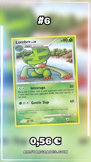 Top 10 Lombre Pokemon Cards!