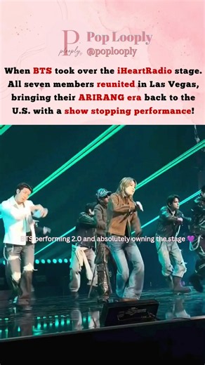 BTS performing 2.0 at Las Vegas #bts #popular