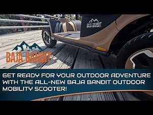 OFF-ROAD EXPLORATION: The ALL-NEW Baja Bandit Outdoor Mobility Scooter by Pride Mobility BA140