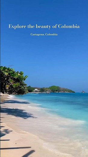 Paradise Found: Stunning Beaches of Cartagena Colombia 🌴 ✨ #travel #vacation #beautiful #beach