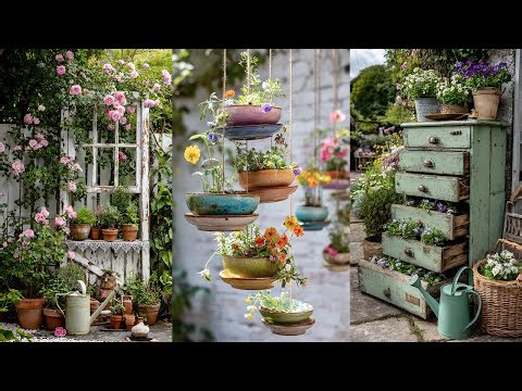 Charming DIY Gardening Ideas with Vintage Finds That Add Instant Charm