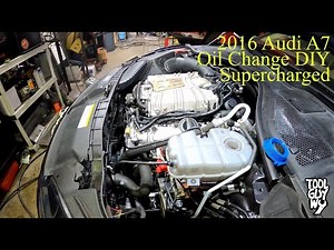 2016 Audi A7 Oil Change DIY