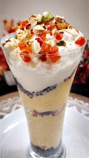 Creamy Falooda Recipe |Summer ke liye perfect cooling dessert – Creamy Falooda 😋
