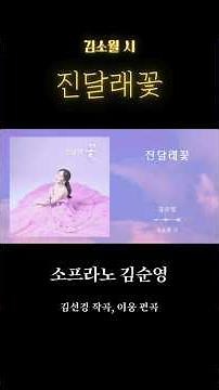[진달래꽃] - 김순영ㅣ한국가곡ㅣ김소월 시