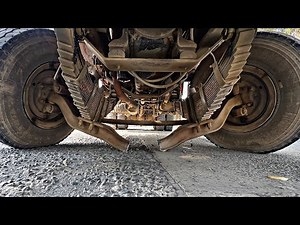 Dangerous Breakdown! The dumper’s front axle snapped into two pieces right in the middle of the road