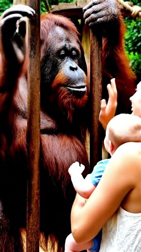Smart Orangutan Does Magic Tricks With Human Friend #Orangutan #Magic #Love