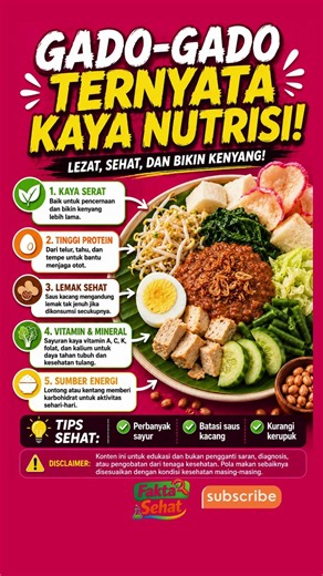 Gado-gado Is Actually Nutrient-Rich! #healthyeating