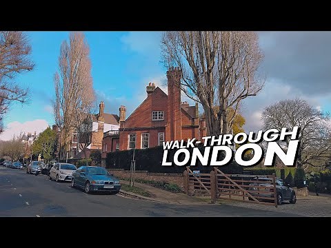 LONDON Walk 🇬🇧 - Exploring Hampstead 🌻🏡- One of London’s most charming urban village 🏘
